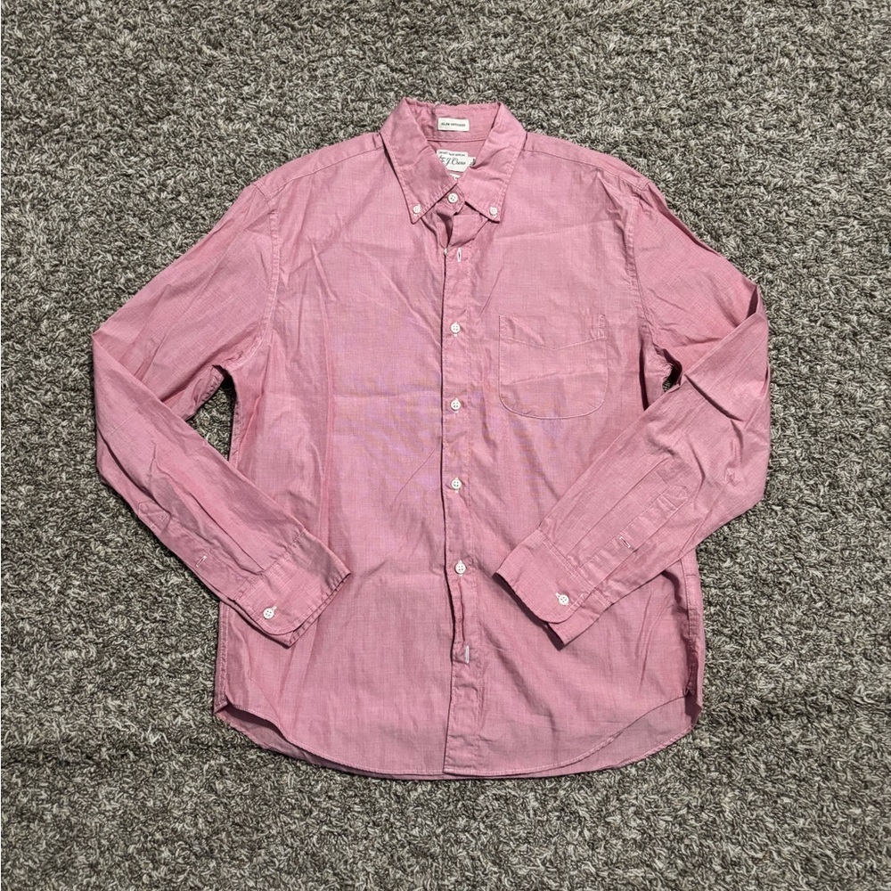 RED J. Crew Classic Button-Down Shirt - Picture 2 of 9